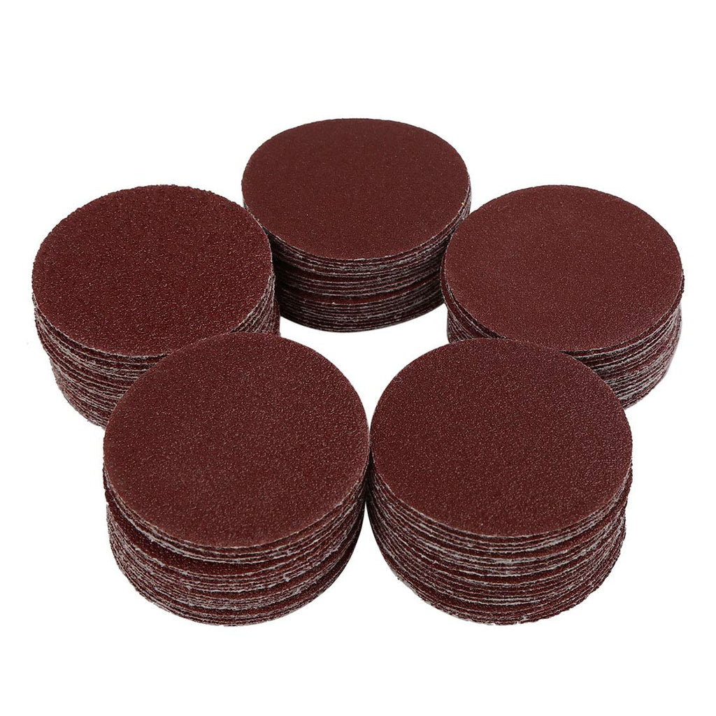  [AUSTRALIA] - uxcell 100pcs 2 Inch Hook and Loop Sanding Discs 60 80 100 120 150 Assorted Grits Sandpaper