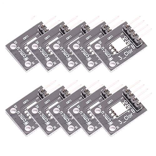  [AUSTRALIA] - DEVMO 10PCS KY-009 5050 Pwm RGB SMD LED Module 3 Color Light Compatible with Ar-duino MCU Raspberry GM