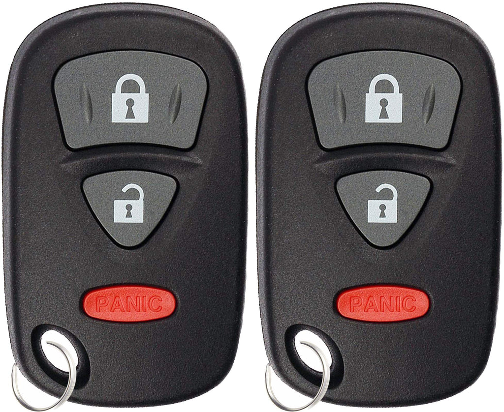  [AUSTRALIA] - KeylessOption Keyless Entry Remote Control Car Key Fob Transmitter Alarm for Suzuki SX4 07-09, Grand Vitara 06-12 KBRTS005 (Pack of 2) 2x Remotes