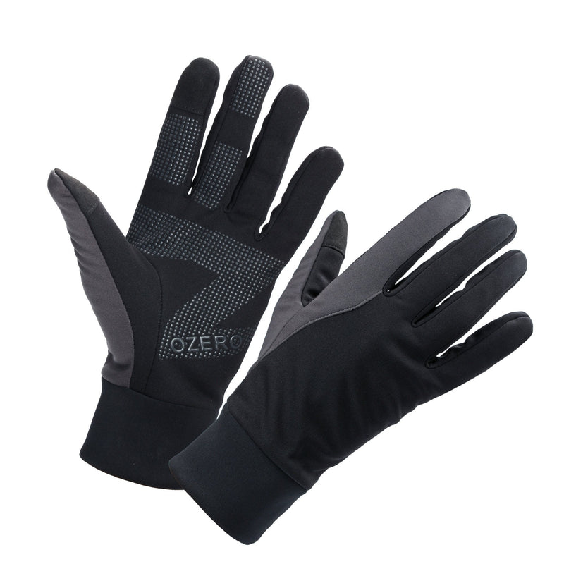 OZERO Mens Winter Thermal Gloves Touch Screen Glove Water Resistant Windproof Warm for Driving Cycling Running Small - LeoForward Australia