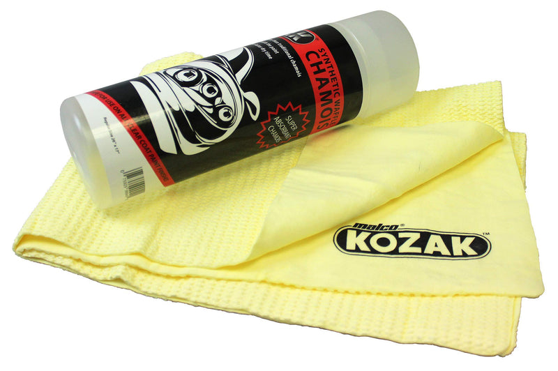  [AUSTRALIA] - Malco Kozak Automotive Chamois Towel - Quickly Dry Cars, Trucks, and Vehicles/Synthetic Super-Absorbent Waffle Chamois / 26x17 inch (810152)