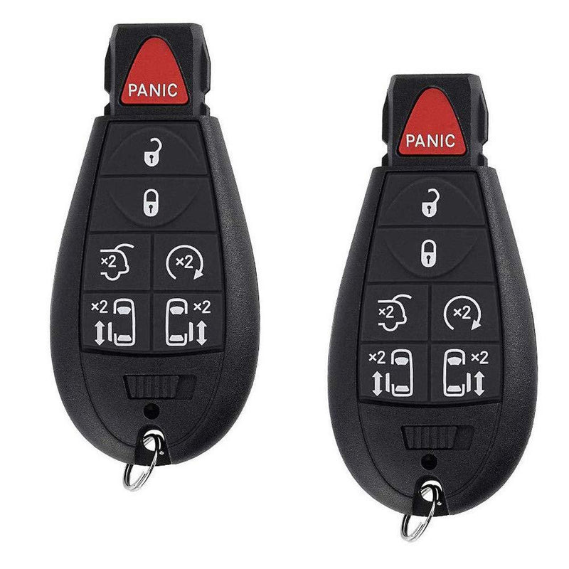  [AUSTRALIA] - BESTHA for 2008-2015 Chrysler Town and Country 2008-2014 Dodge Grand Caravan Keyless Entry Remote Key Fob Replacement M3N5WY783X IYZ-C01C