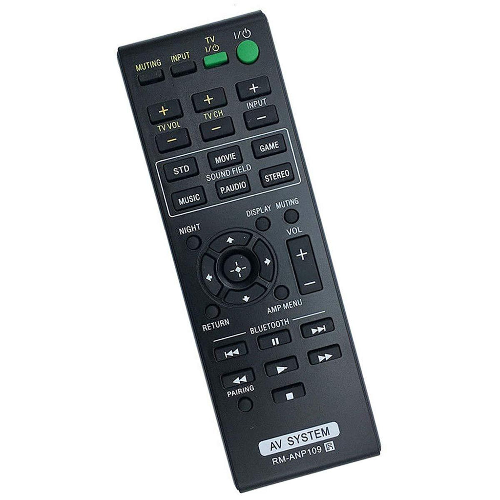 New RM-ANP109 Replace Remote Control fit for Sony Audio Video Home Theater Sound AV System HT-CT260 HT-CT260C HT-CT260H HT-CT260HP HT-CT260W SA-CT260 SA-CT260H SA-WCT260H PN1H Sub RM-ANP084 - LeoForward Australia