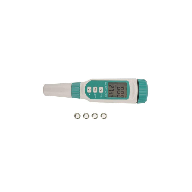 Digital Salinity Meter,Electronic Waterproof Water Quality Temp Test Meter ,0.00ppt-9.99ppt, 10.0ppt-50ppt Seawater Pool Aquarium Fish Multifunction Salinity Guage - LeoForward Australia