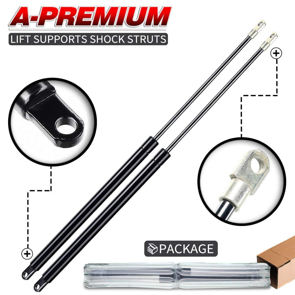 A-Premium Bonnet Hood Lift Supports Replacement Shock Struts for 1976-1991 Jaguar XJS 4465 2-PC Set - LeoForward Australia