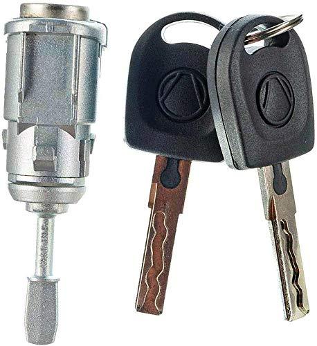 A-Premium 2 Keys Door Lock Cylinder Repair Kit Replacement for 1997-2005 Volkswagen Golf Front Left Driver Side 3-PC Set Front Driver - LeoForward Australia