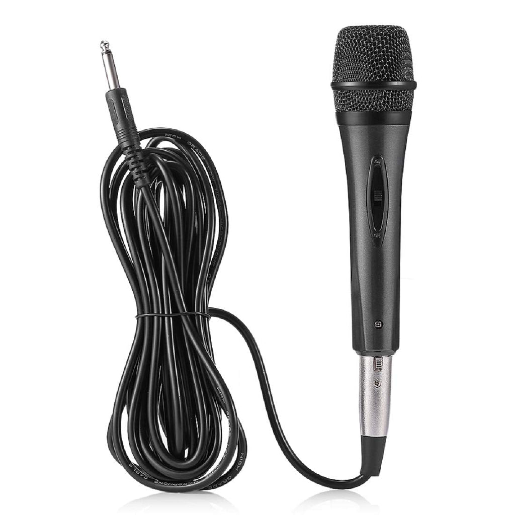  [AUSTRALIA] - Dynamic Karaoke Microphone for Singing with 5.0m XLR Cable, Metal Handheld Mic Compatible with Karaoke Machine/Speaker/Amp/Mixer for Karaoke Singing, Speech, Wedding, Stage and Outdoor Activity