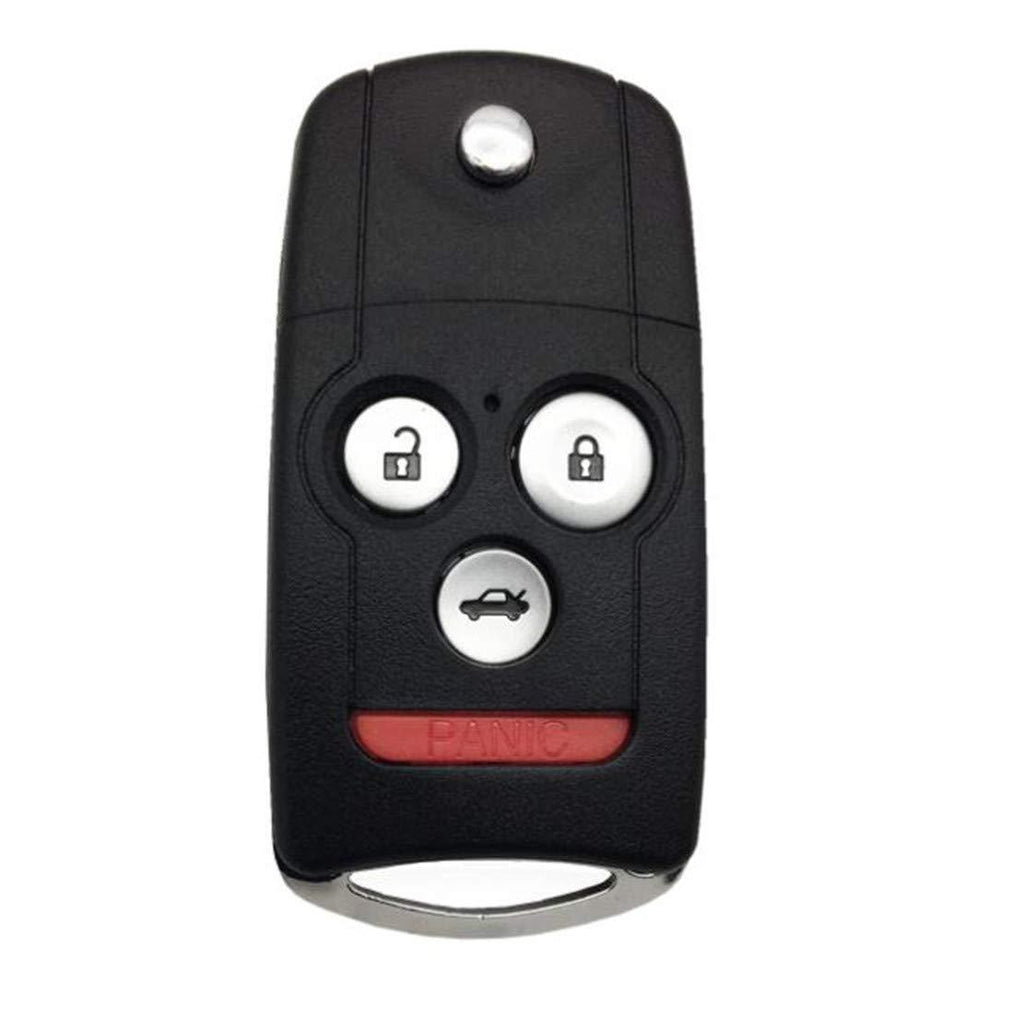  [AUSTRALIA] - Uncut Keyless Entry Remote Control Car Key Fob Shell Case fit for Honda Accord Acura MDX Acura RDX Acura TL Acura TSX Acura ZDX