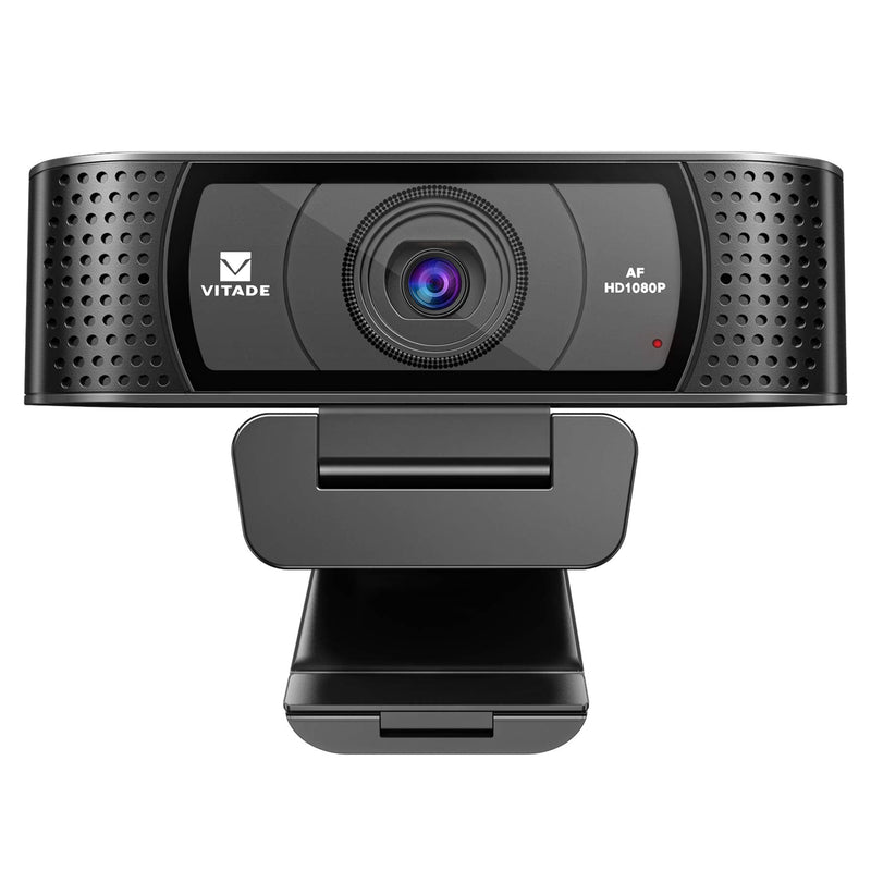 [AUSTRALIA] - HD Webcam 1080P with Microphone & Cover Slide, Vitade 928A Pro USB Computer Web Camera Video Cam for Streaming Gaming Conferencing Mac Windows PC Laptop Desktop