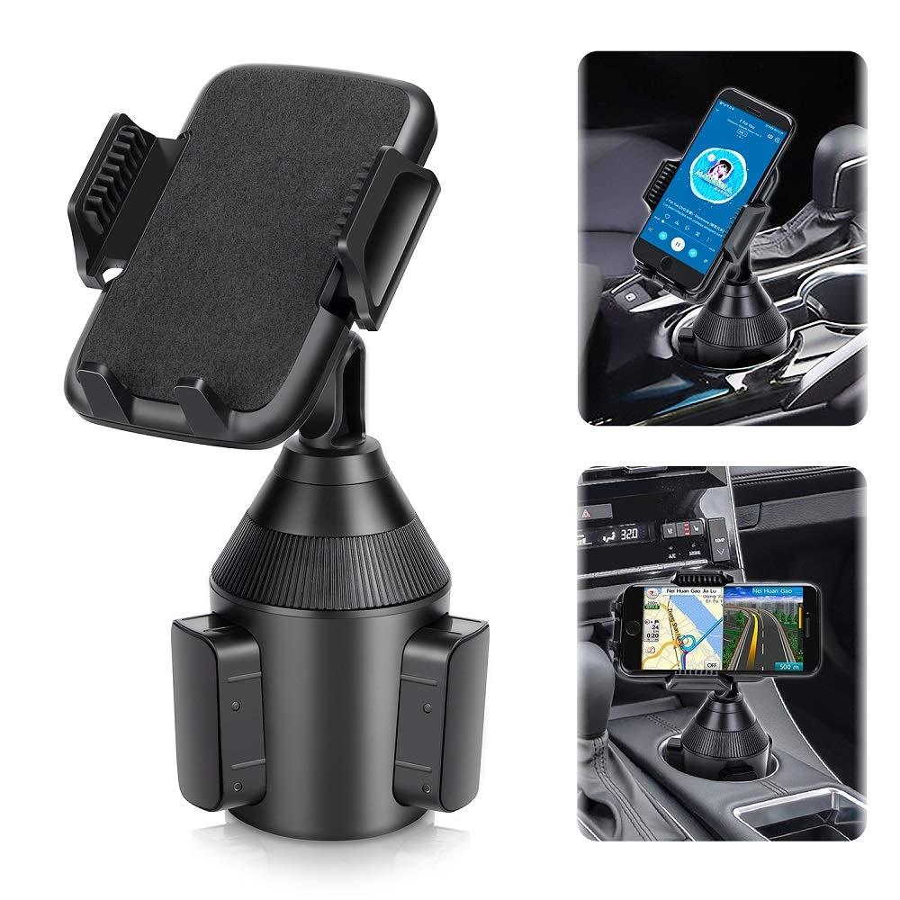 Upgraded Car Cup Holder Phone Mount,Universal Adjustable Gooseneck Cup Holder Cradle Car Mount for Cell Phone iPhone 12 Pro/11 Pro Max/11/X/Xs/Xs Max/8/8Plus,Samsung,LG, Sony SHORT - LeoForward Australia