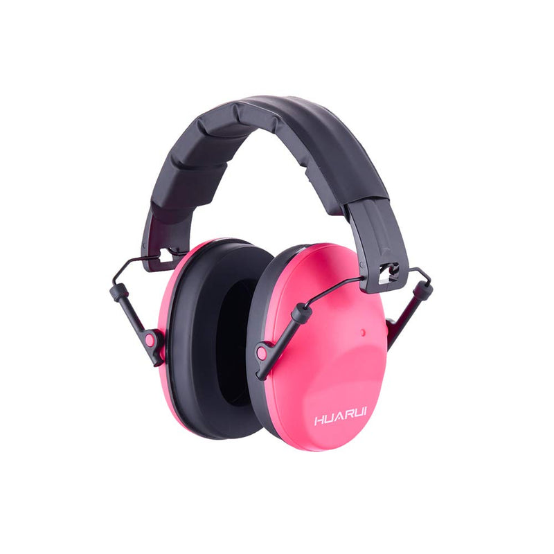  [AUSTRALIA] - Huarui Noise Canceling Ear Muffs, Shooting Ear Muffs,Shooters Ear Protection Pink