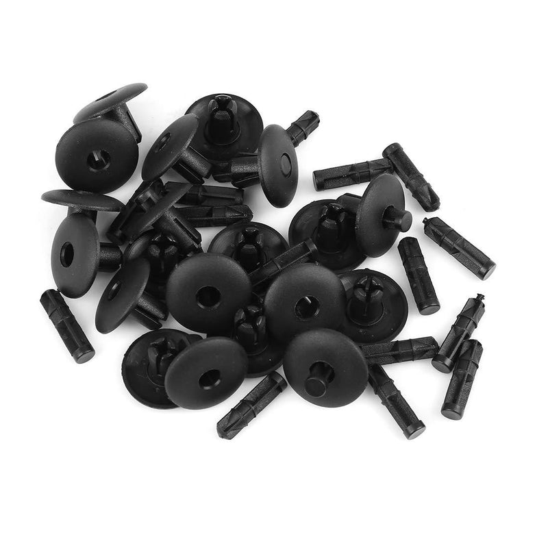 uxcell 20pcs Plastic Rivet Fender Bumper Fastener Clips Push-Type Retainer for Audi 4D0-807-300 - LeoForward Australia