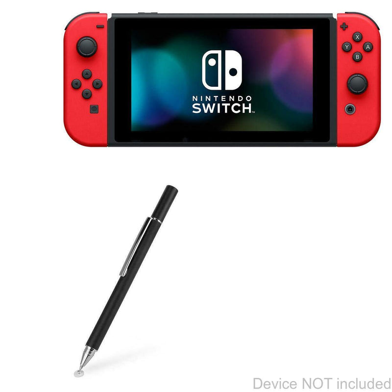 Stylus Pen for Nintendo Switch (Stylus Pen by BoxWave) - FineTouch Capacitive Stylus, Super Precise Stylus Pen for Nintendo Switch - Jet Black Tap-Disc Touch Stylus - Black - LeoForward Australia