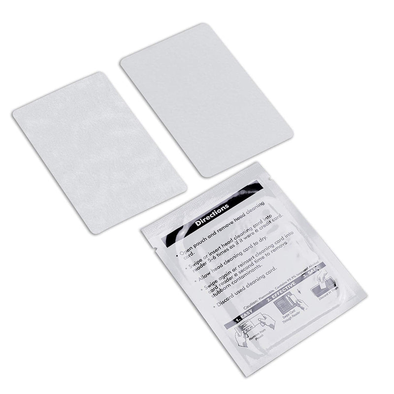  [AUSTRALIA] - CR80 Cleaning Cards, Dual Side Card Reader Cleaner, POS Swipe Terminal Cleaning Cards CK-CR80-10 (10pcs)