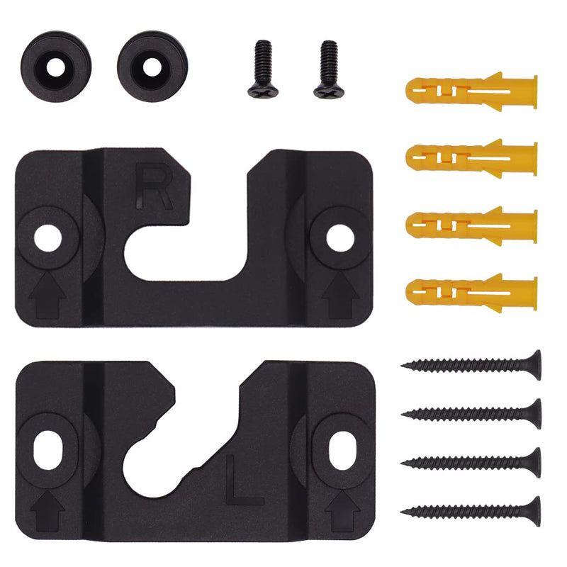  [AUSTRALIA] - Tendodo 1 Pair of AH96-03064A Black Wall Mounting Bracket for Samsung Sound bar HWJ355 HWJ450 HW-J355 HW-J450 HW-J355/ZA HW-J355/ZP HW-J450/ZA HW-J450/ZP