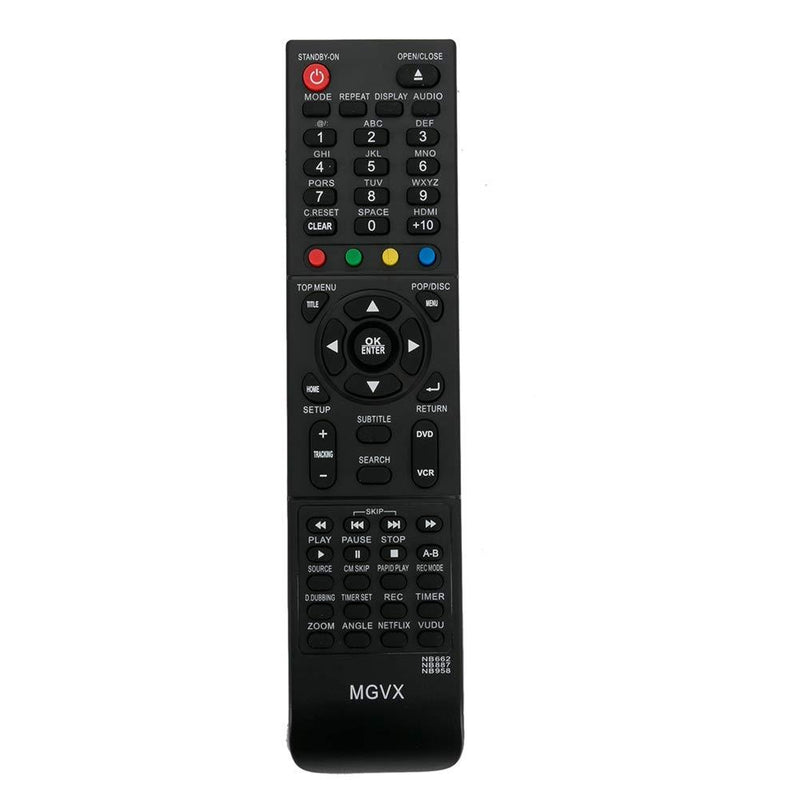 NB662 NB887 NB958 Replacement Remote Control Applicable for MAGNAVOX DV200MW8 DV200MW8A MBP5210/F7 MBP5220F/F7 RZV427MG9 RZV427MG9A ZV427MG9 ZV427MG9A DVD CD Player Video Recorder - LeoForward Australia