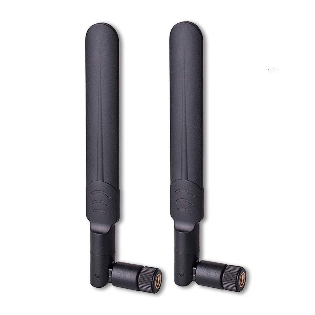4G LTE Antenna, RHsia [2 Pack] 3G 4G LTE Dipole Antenna Wide Band 9dbi 700-2700Mhz Omni Directional Antenna with SMA Male Connector for CPE Router,Access Point,Wireless Rang Extender,IP Camera More - LeoForward Australia