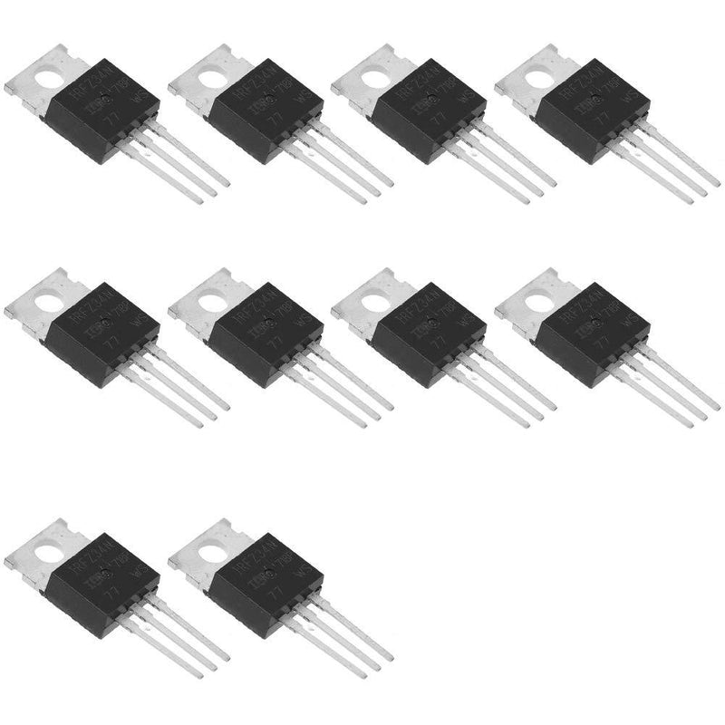 Bridgold 10pcs IRFZ34N IRFZ34 34 N-Channel Power MOSFET Transistor 29 A/55 V,3-Pin TO-220AB - LeoForward Australia