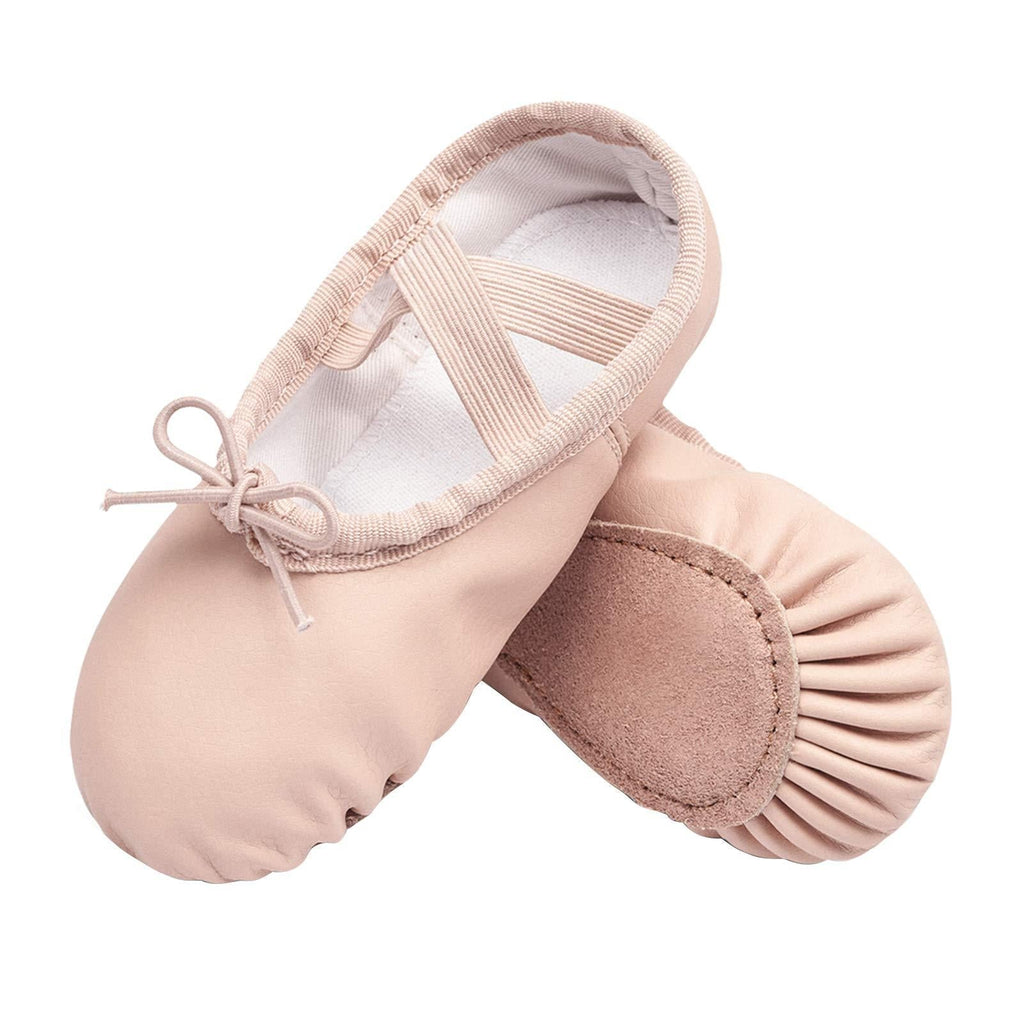 Stelle Girls Ballet Practice Shoes, Yoga Shoes for Dancing 5 Toddler Ballet Pink (With Lace) - LeoForward Australia