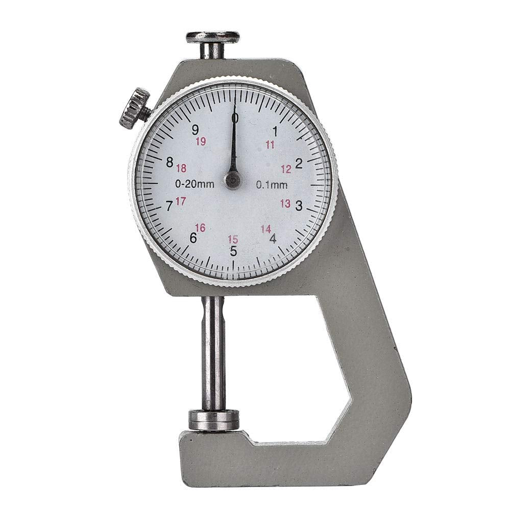  [AUSTRALIA] - Measuring Gauge,0-20mm 0.1mm Precision Pearl Thickness Bead Diameter Flat Head Pointer Instruments Portable Gauge Calipers for Jewelry Crafts Makers
