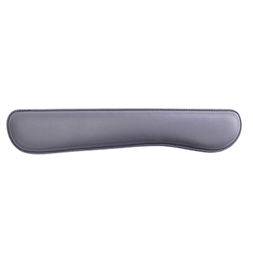 RICHEN PU Leather Keyboard Wrist Rest, Hand Arm Support Set for Gaming/Office/Computer Laptop and Mac - Anti-Slip & Comfortable & Lightweight for Easy Typing & Wrist Pain Relief (Grey) Grey - LeoForward Australia