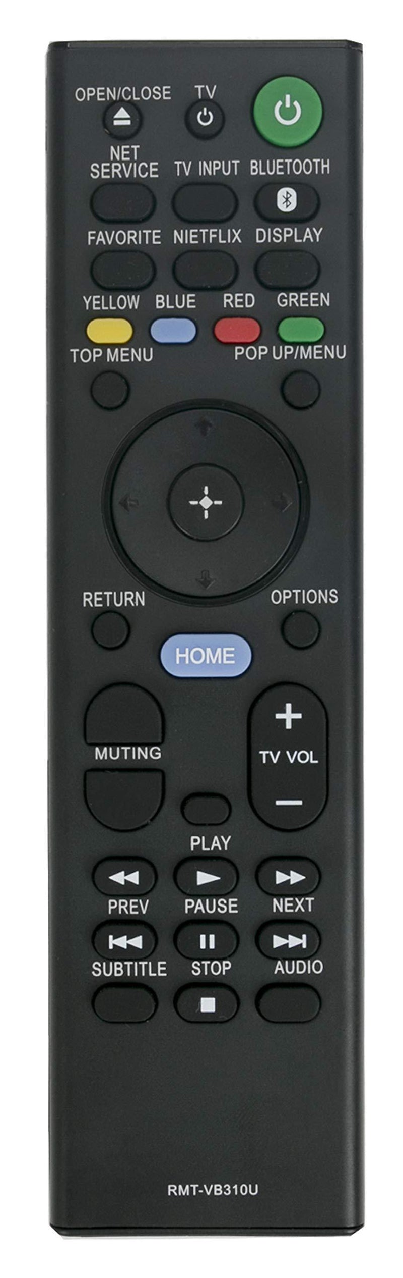 New RMT-VB310U Replaced Remote fit for Sony Blu-Ray DVD Player UBP-X800 UBP-UX80 UBP-X800M2 UBP-X1000ES - LeoForward Australia