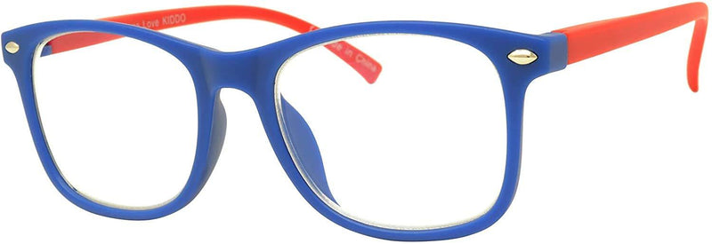 KIDDO Blue Light Blocking and Filtering Glasses For Kids, Anti Screen Glare Protection (Blue & Red) - LeoForward Australia