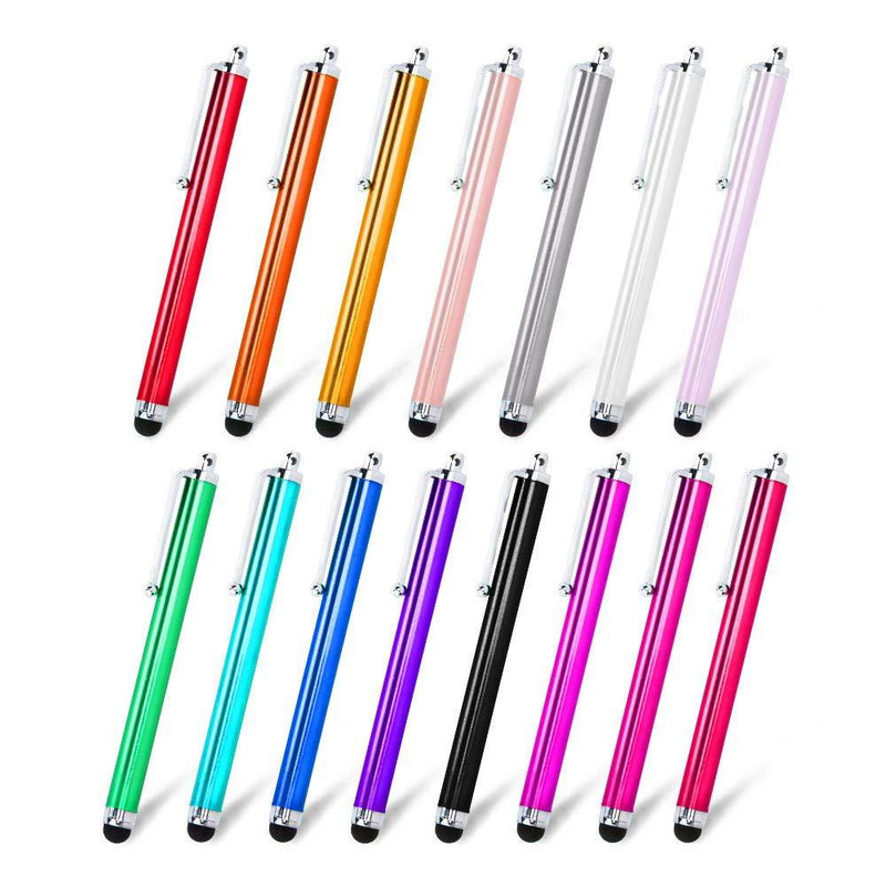  [AUSTRALIA] - Briout Stylus Pen Set of 22 Pack for Universal Touch Screens Devices, Capacitive Stylus for iPad, iPhone, Samsung, Kindle, Tablet (13 Multicolor) 13