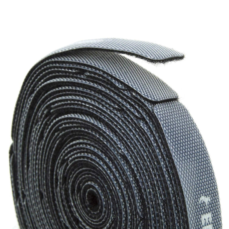  [AUSTRALIA] - Reusable Cable Ties 1/2" x 4" Self-Gripping Strips Ready to Use Precut Straps for Cable Management and Organizing Cords 50 Pack (Black) Black 1/2" x 4" 50 Pack