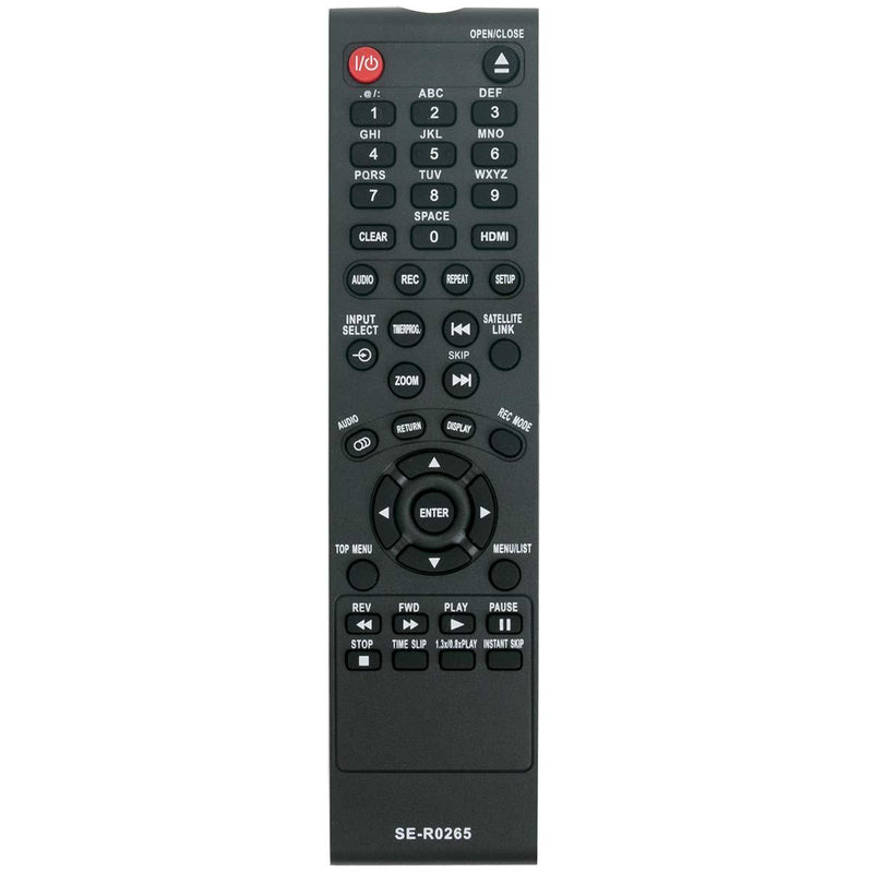 SE-R0265 Replace Remote Applicable for Toshiba DVD Video Recorder D-R410 D-R410KU D-KR10 D-KR10KU D-KR40KU D-KR40 D-R400 D-R400KU D-R420 D-R420KU D-R430 D-R430KU DR410 DR410KU DKR10 DKR10KU DKR40KU - LeoForward Australia