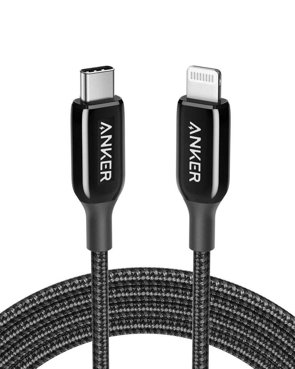 Anker USB C to Lightning Cable (6ft) Powerline+ III MFi Certified Lightning Cable for iPhone 13 13 Pro 12 Pro Max 12 11 X XS XR 8 Plus, AirPods Pro, Supports Power Delivery (Black) 6ft black - LeoForward Australia