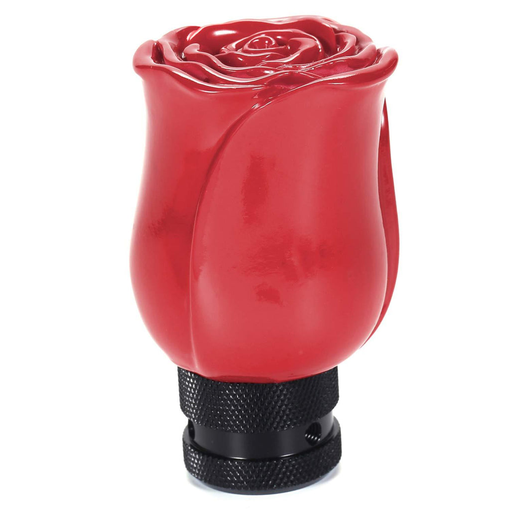  [AUSTRALIA] - Bashineng Car Auto Shifter Rose Style Gear Stick Shift Knob Head for Manual Automatic Vehicle (Red) red