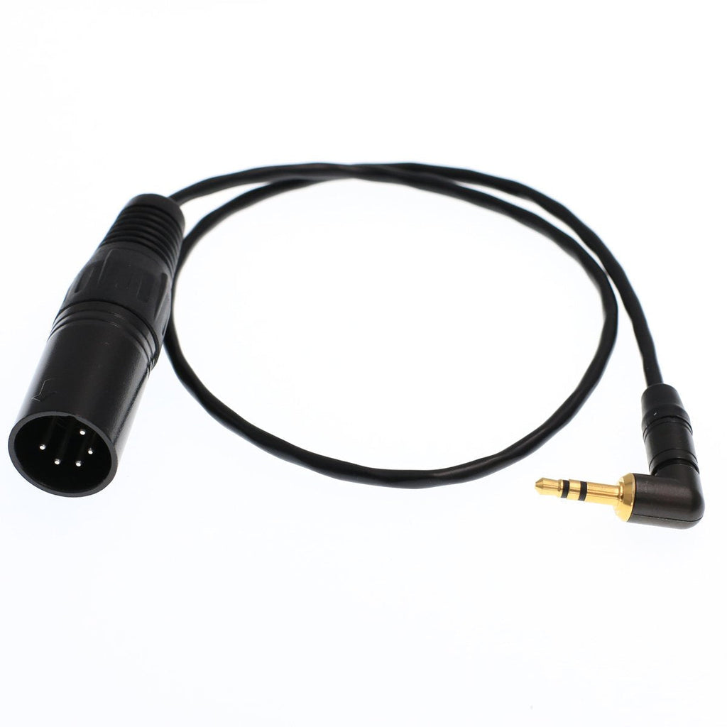  [AUSTRALIA] - DRRI 5 Pin XLR Male to 3.5mm TRS Male Jack Stereo Audio Cable for ARRI XT