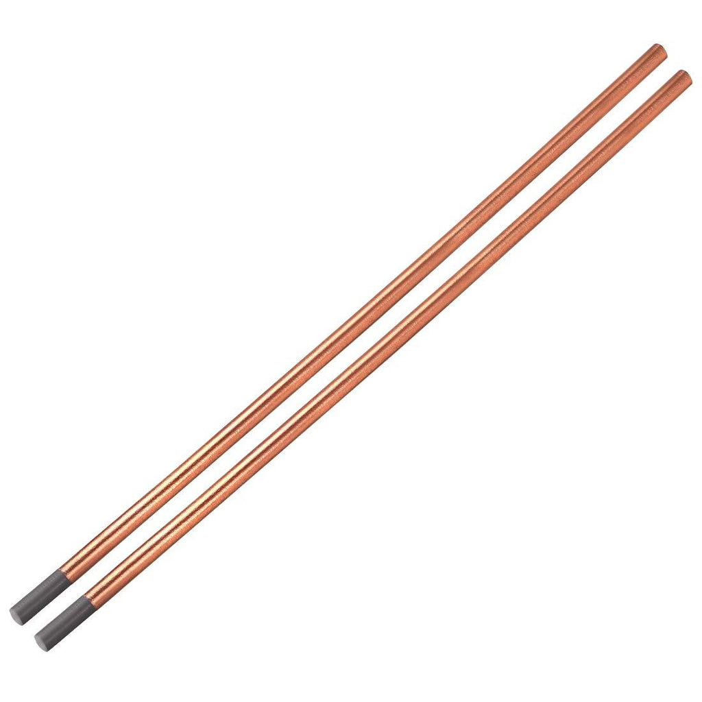  [AUSTRALIA] - uxcell Copper Coated Gouging Carbon 5/16" x 14", 2pcs Carbon Gouging Rods Copperclad Electrodes