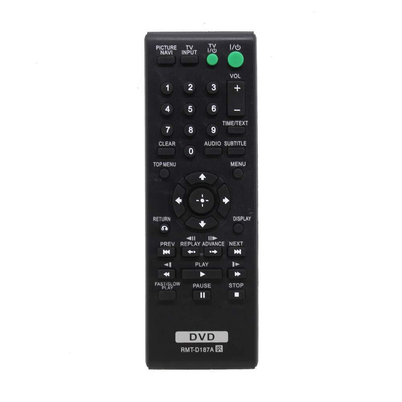 RMT-D187A 148700511 Replaced CD DVD Player Home Theater Remote Control Fit for Sony DVP-SR200P DVP-SR400P DVP-NS611H DVP-NS710 DVP-NS710H DVP-NS710H/B DVPFX950 DVPNS710 - LeoForward Australia