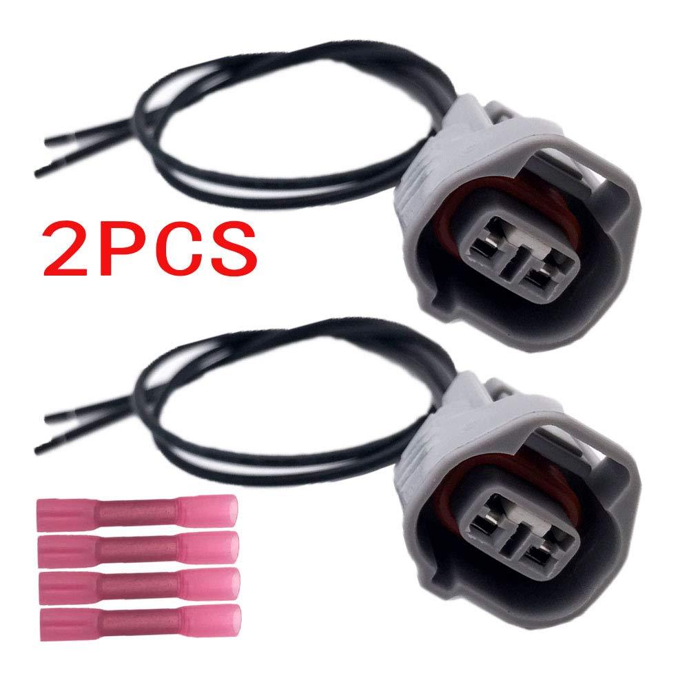 ALLMOST Pack of 2 Side Marker Light Pigtail Connector Harness For Compatible with Toyota Lexus Camry Prius Rav4 - LeoForward Australia