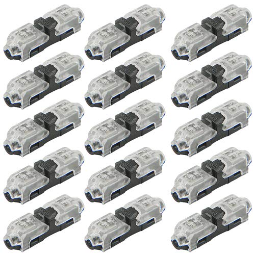  [AUSTRALIA] - WMYCONGCONG 15 PCS 1 Pin 1 Way Low Voltage Wire Connector Universal Compact Wire I Type Connectors No Wire-Stripping Required (I Type 1 Way) I Type 1 Way