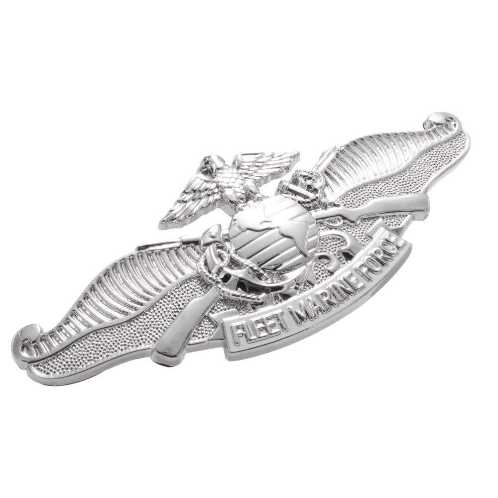  [AUSTRALIA] - Patriot Accessories Navy Fleet Marine Force FMF Enlisted Metal Decal Auto Emblem Navy FMF