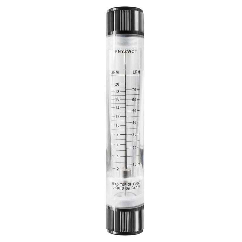 BNYZWOT Water Tube Design Liquid Flowmeter Measure 1"PT Dia Input G-25 2-20GPM 10-70LPM - LeoForward Australia