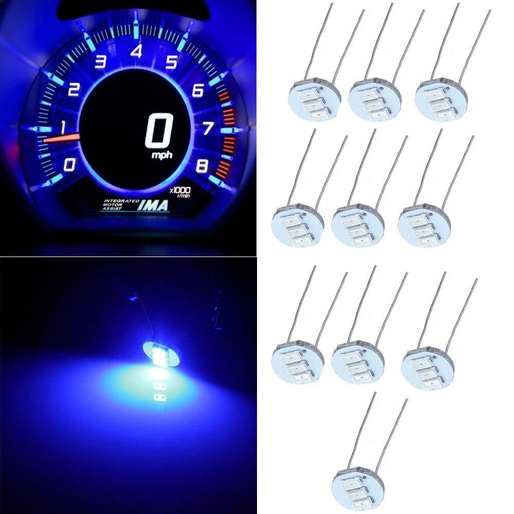  [AUSTRALIA] - SCITOO 10Pcs 4.7mm Dash Light Bulbs Instrument Gauge Cluster Light Bulbs Speedometer Gauge Cluster Lights