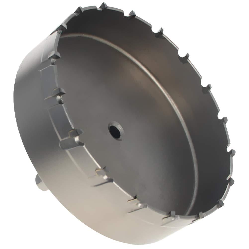 Utoolmart 100mm Carbide Hole Cutter, TCT Hole Saws for 2mm Stainless Steel Metal Sheet - LeoForward Australia