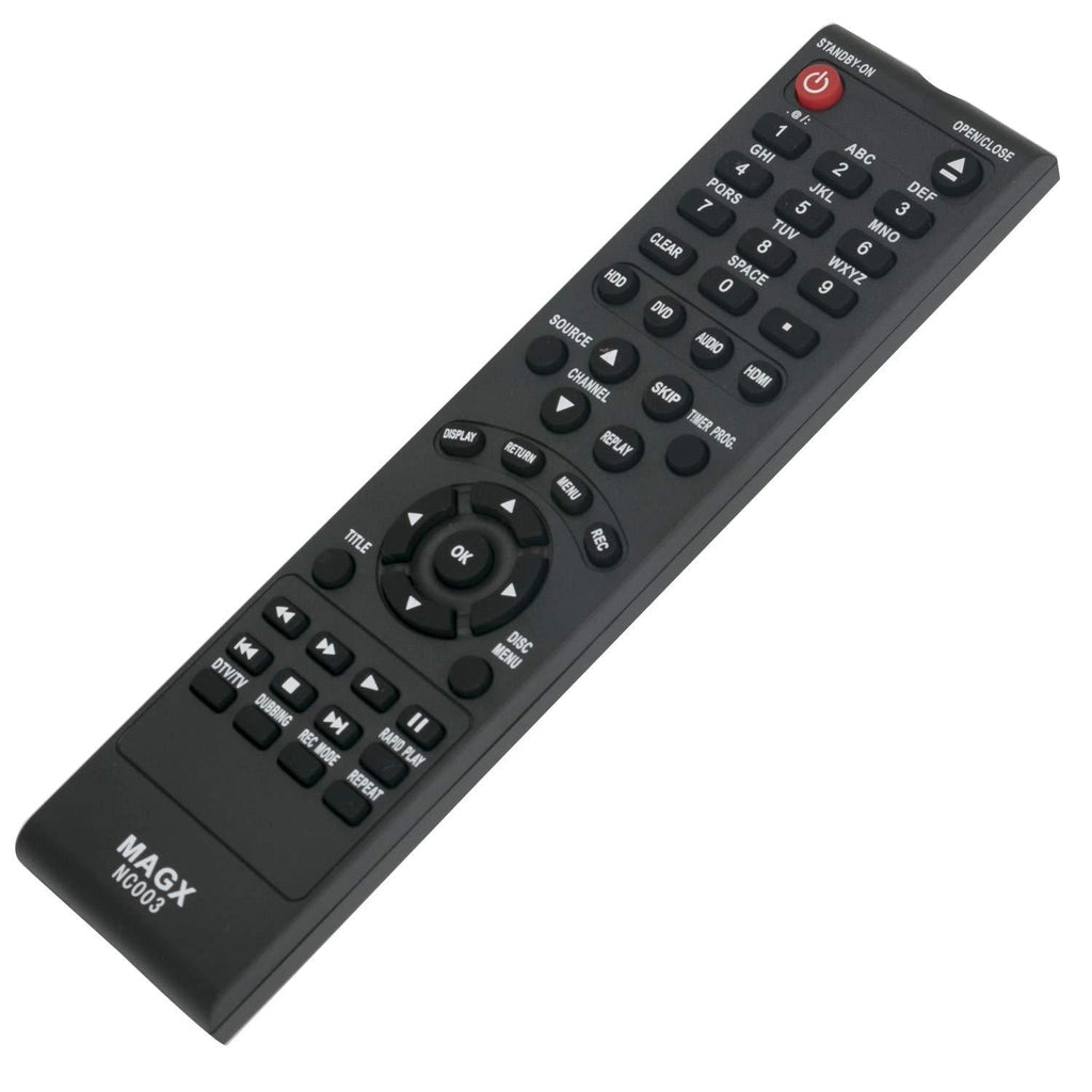 New NC003 NC003UD Replace Remote Control fit for Magnavox DVDR HDD DVD Player Recorder MDR515H MDR533H MDR535H MDR537H MDR557H MDR515H/F7 MDR535H/F7 MDR537H/F7 - LeoForward Australia