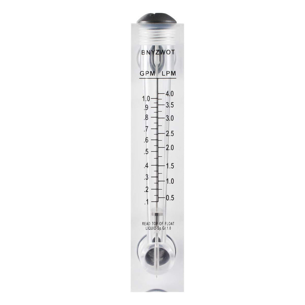 BNYZWOT Tubig Liquid Daloy ng Metro Flowmeter 1/2 PT Thread M-15 0.1-1GPM 0.5-4LPM - LeoForward Australia