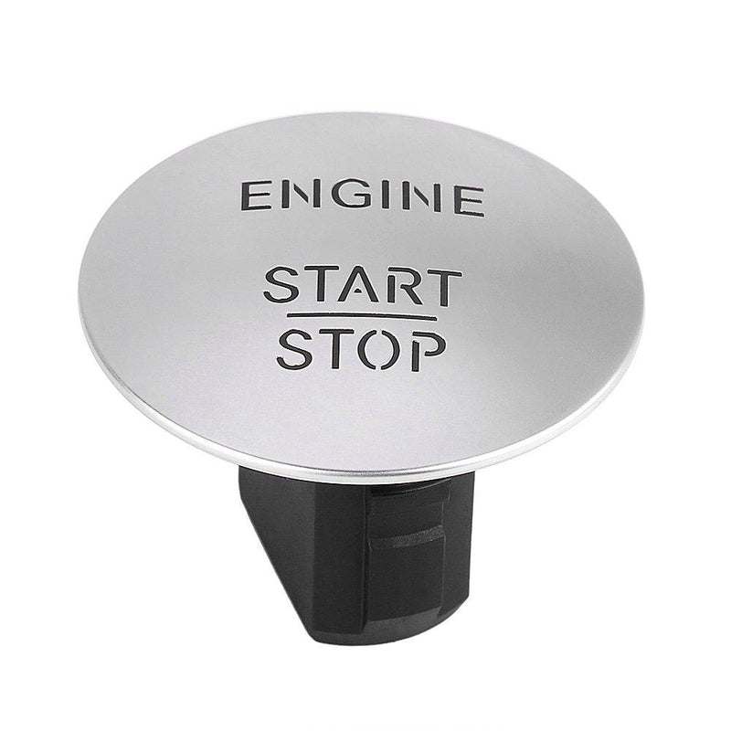 Engine Start Stop Button Switch,2215450714 Sliver Keyless Go Ignition Button for Mercedes-Benz C Class CL550 CLS350 E350 SLK200 2010-2014 - LeoForward Australia