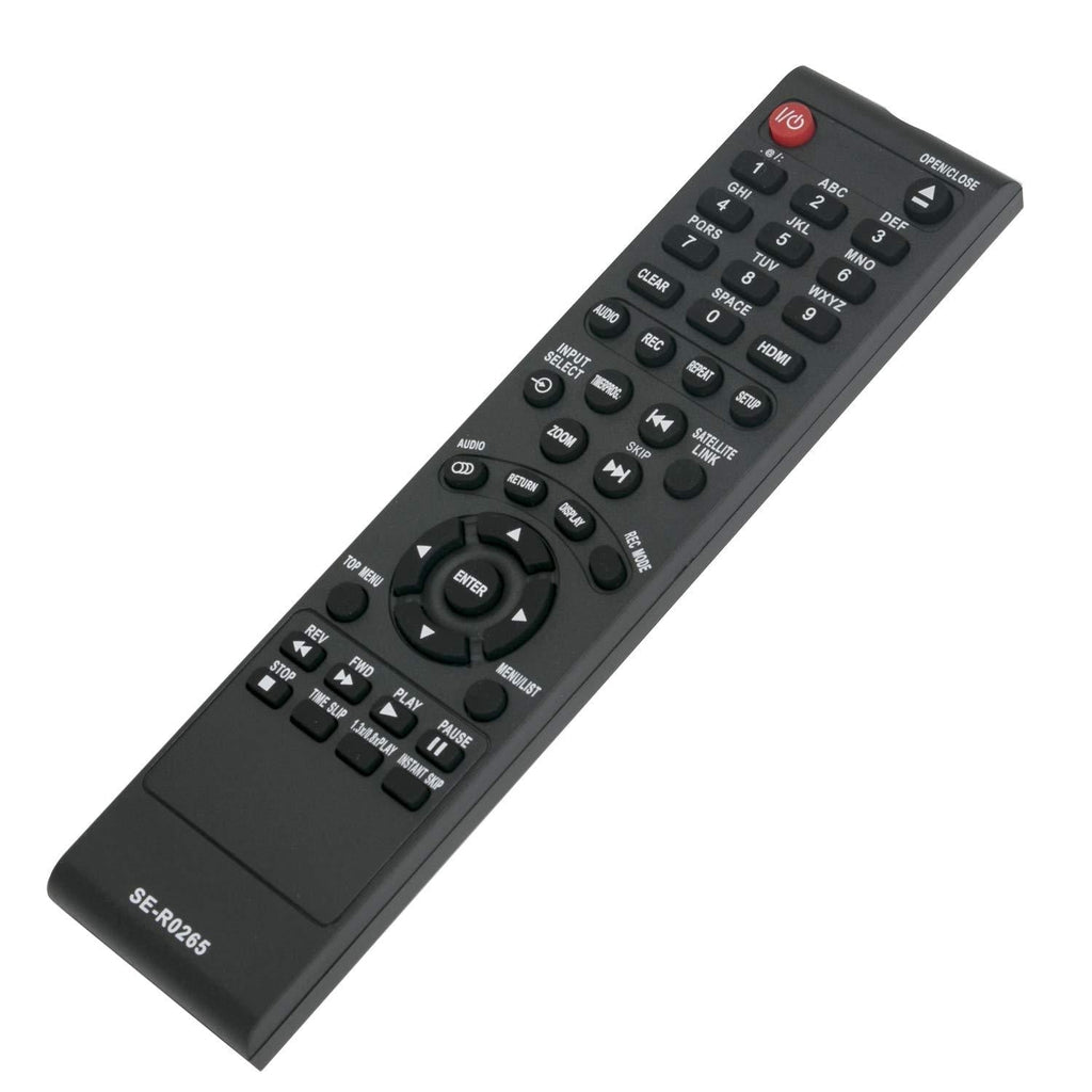 New SE-R0265 Replace Remote Control fit for Toshiba DVDR DVR DVD Video Recorder DFTV200 D-FTV200 DKR10 D-KR10 DKR10KU D-KR10KU DKR40 D-KR40 DKR40KU D-KR40KU DR400 D-R400 DR400KU D-R400KU DR410 D-R410 - LeoForward Australia