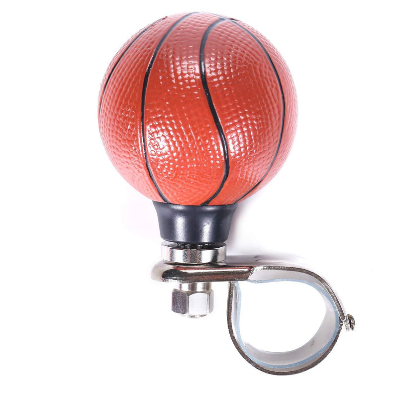  [AUSTRALIA] - Bashineng Car Suicide Spinner Basketball Style Driving Aid Power Handle Control Steering Knob Assist Ball Fit Most Truck SUV Cars (Orange) orange