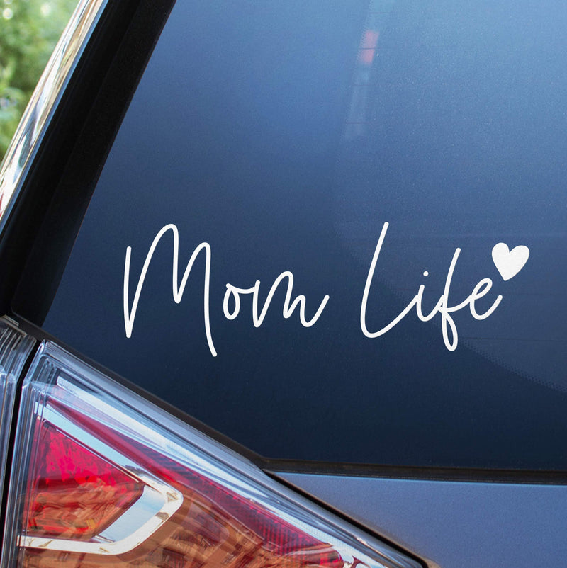  [AUSTRALIA] - Blue Giraffe Mom Life Car Decal - 7'' Cute Bumper Sticker for Your Car