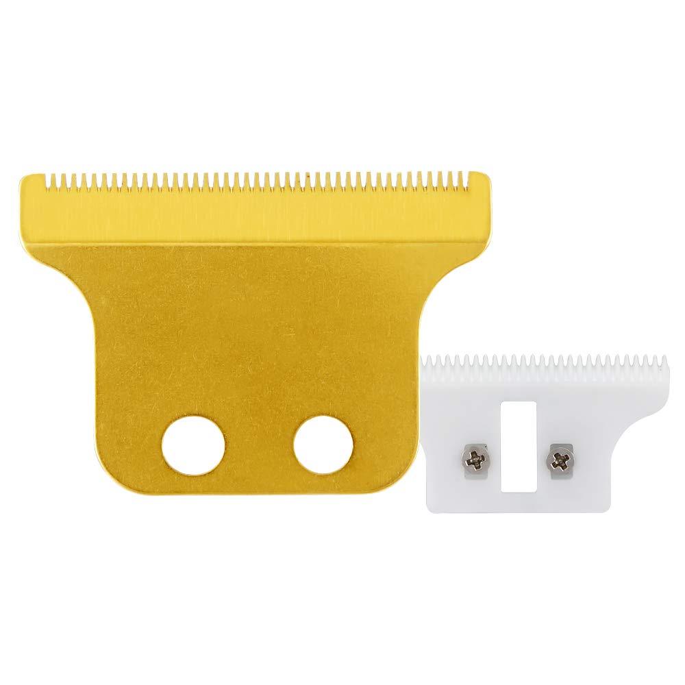Adjustable 2 hole Double Wide Trimmer Replacement Blade #2215 Compliable with Wahl Detailer Corded, Wahl Detailer Cordless. 5 star Series Detailer 8081 (Ceramic + Gold Blade) Ceramic + Gold Blade - LeoForward Australia