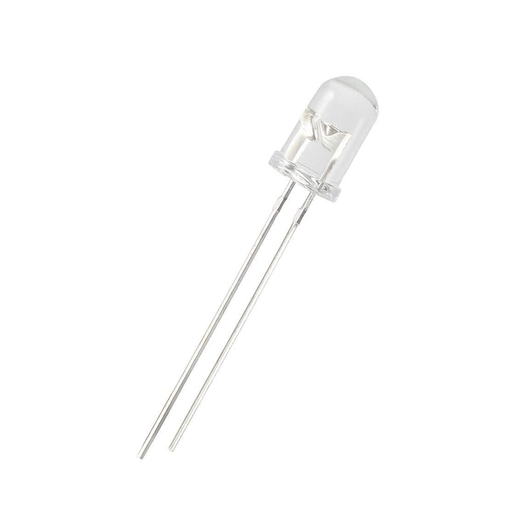 uxcell 10pcs Photosensitive Diode Photodiodes Light Sensitive Sensors,5mm Clear Round Head Receiver Diode - LeoForward Australia