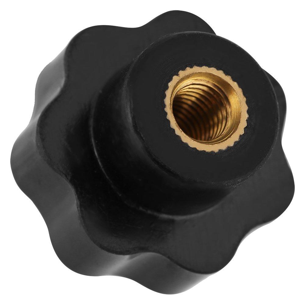  [AUSTRALIA] - Handle Knob, M625 Round Shape Black Knob Plastic Handle for Machine Tool 10 Pack of Set